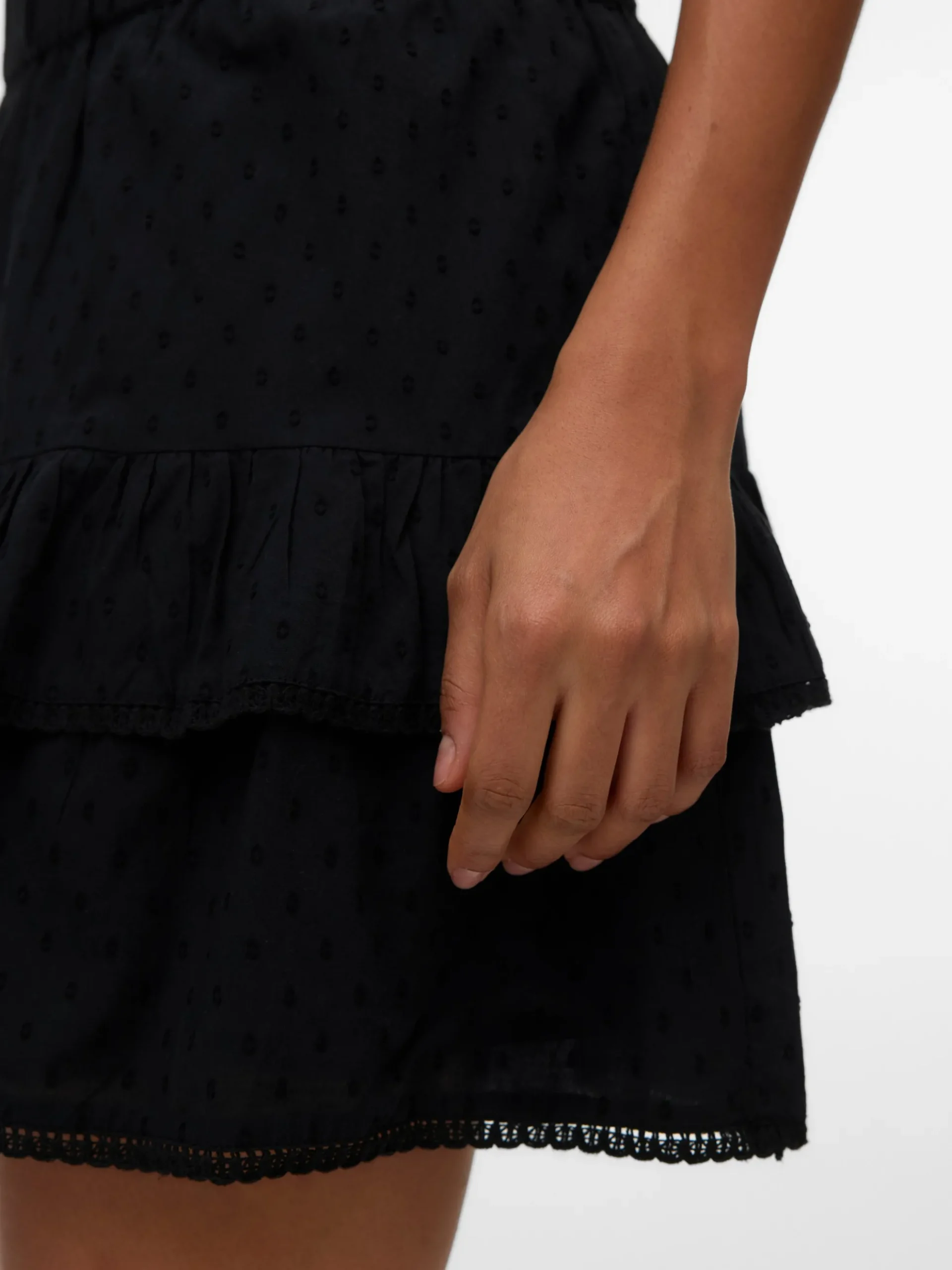 VMTRINE Mittlere Taille Kurzer Rock