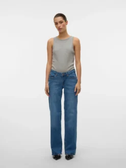 VMVANESSA Niedrige Taille Weiter Beinschnitt Jeans