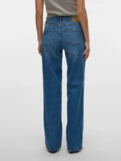 VMVANESSA Niedrige Taille Weiter Beinschnitt Jeans