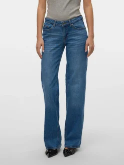 VMVANESSA Niedrige Taille Weiter Beinschnitt Jeans