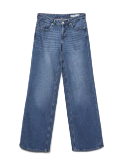 VMVANESSA Niedrige Taille Weiter Beinschnitt Jeans