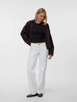 VMVANESSA Niedrige Taille Weiter Beinschnitt Jeans