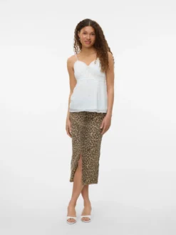 VMVERI Hohe Taille Langer Rock
