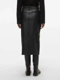 VMVERI Hohe Taille Midirock