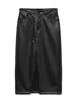VMVERI Hohe Taille Midirock
