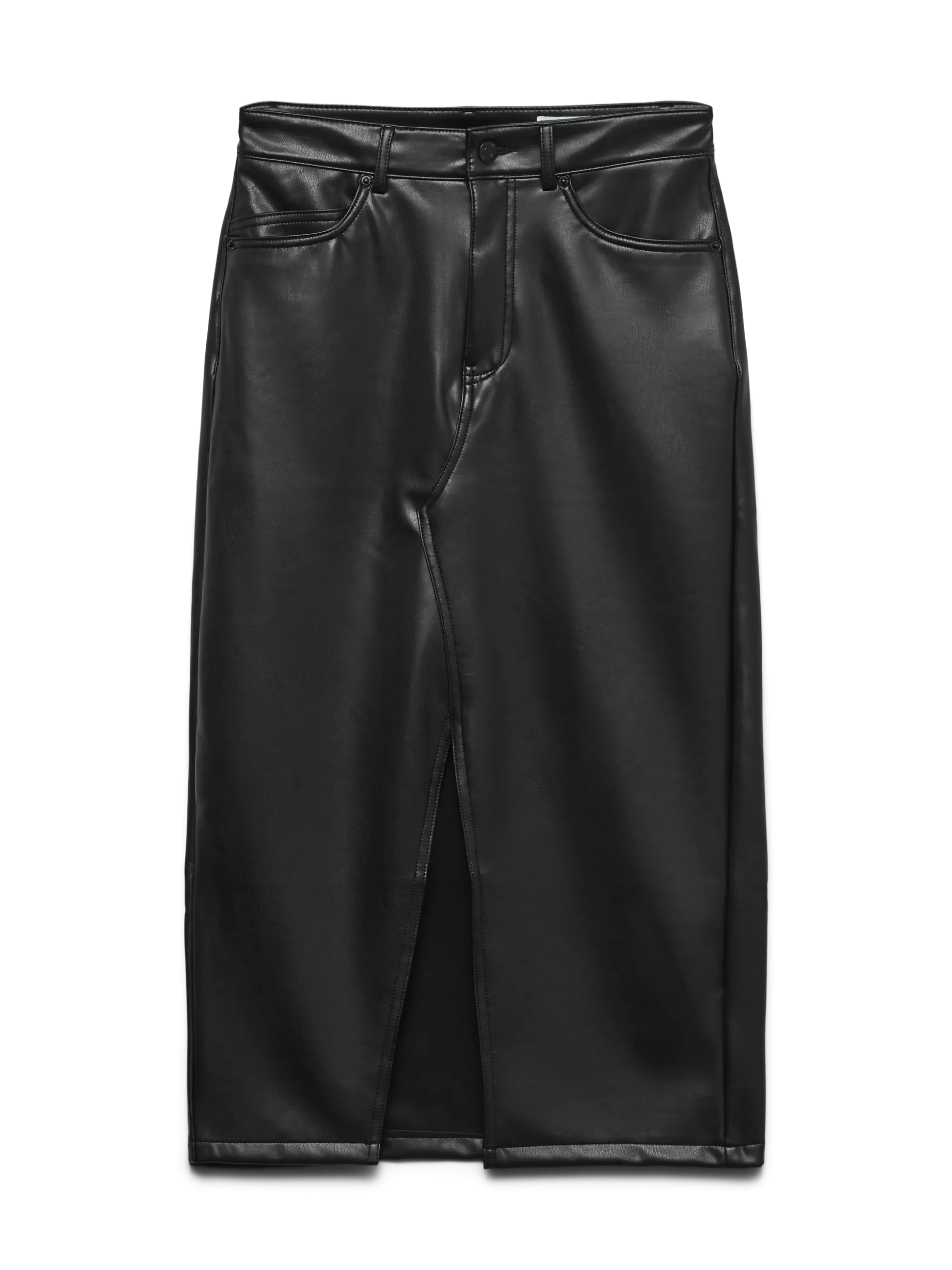 VMVERI Hohe Taille Midirock