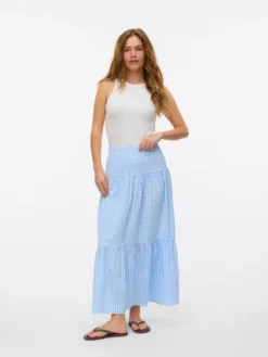 VMVICHY Hohe Taille Langer Rock