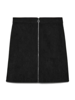 VMVIENNA Hohe Taille Cord Midirock