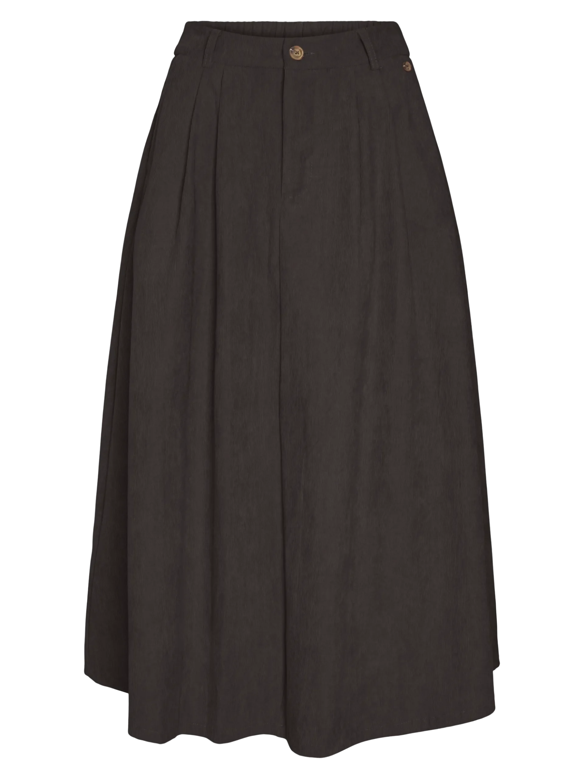 VMVIENNA Hohe Taille Cord Samtrock