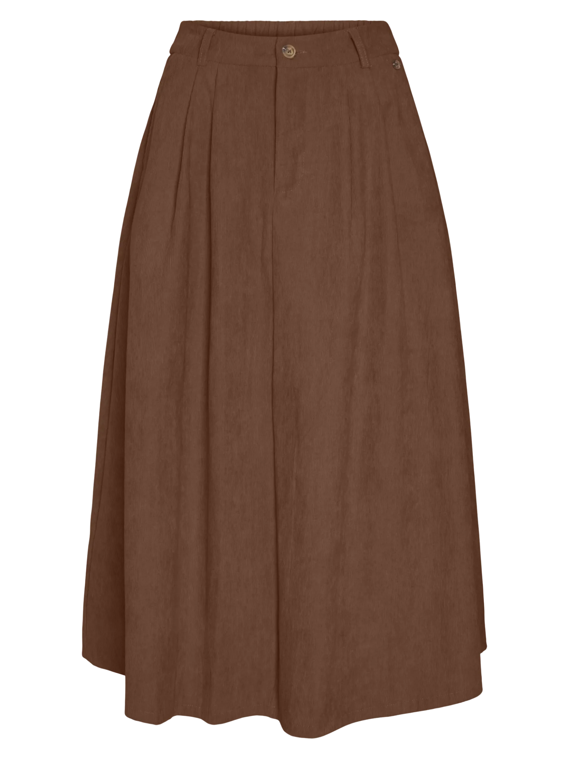 VMVIENNA Hohe Taille Cord Samtrock