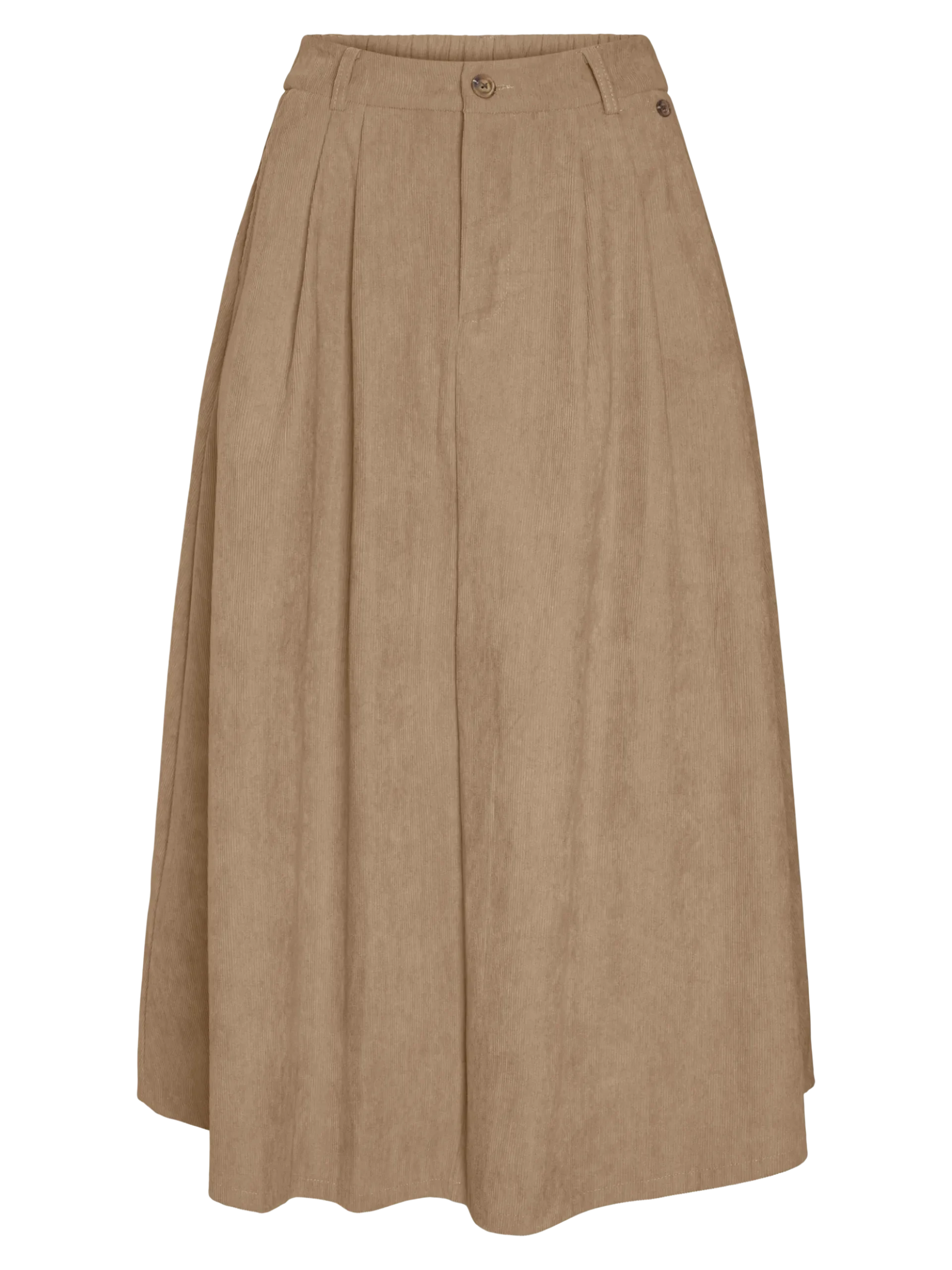 VMVIENNA Hohe Taille Cord Samtrock