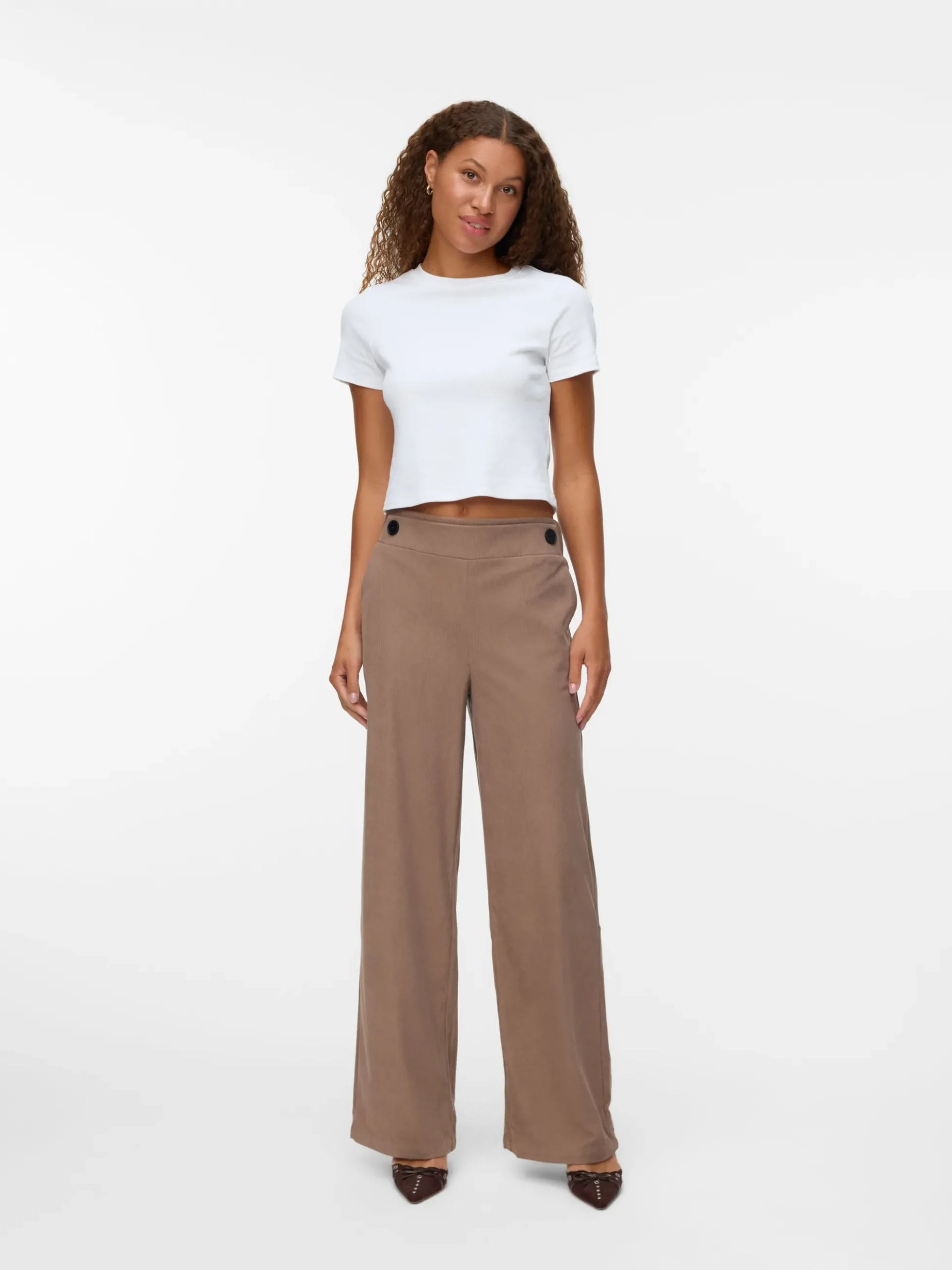 VMVILJA Hohe Taille Cord Hose