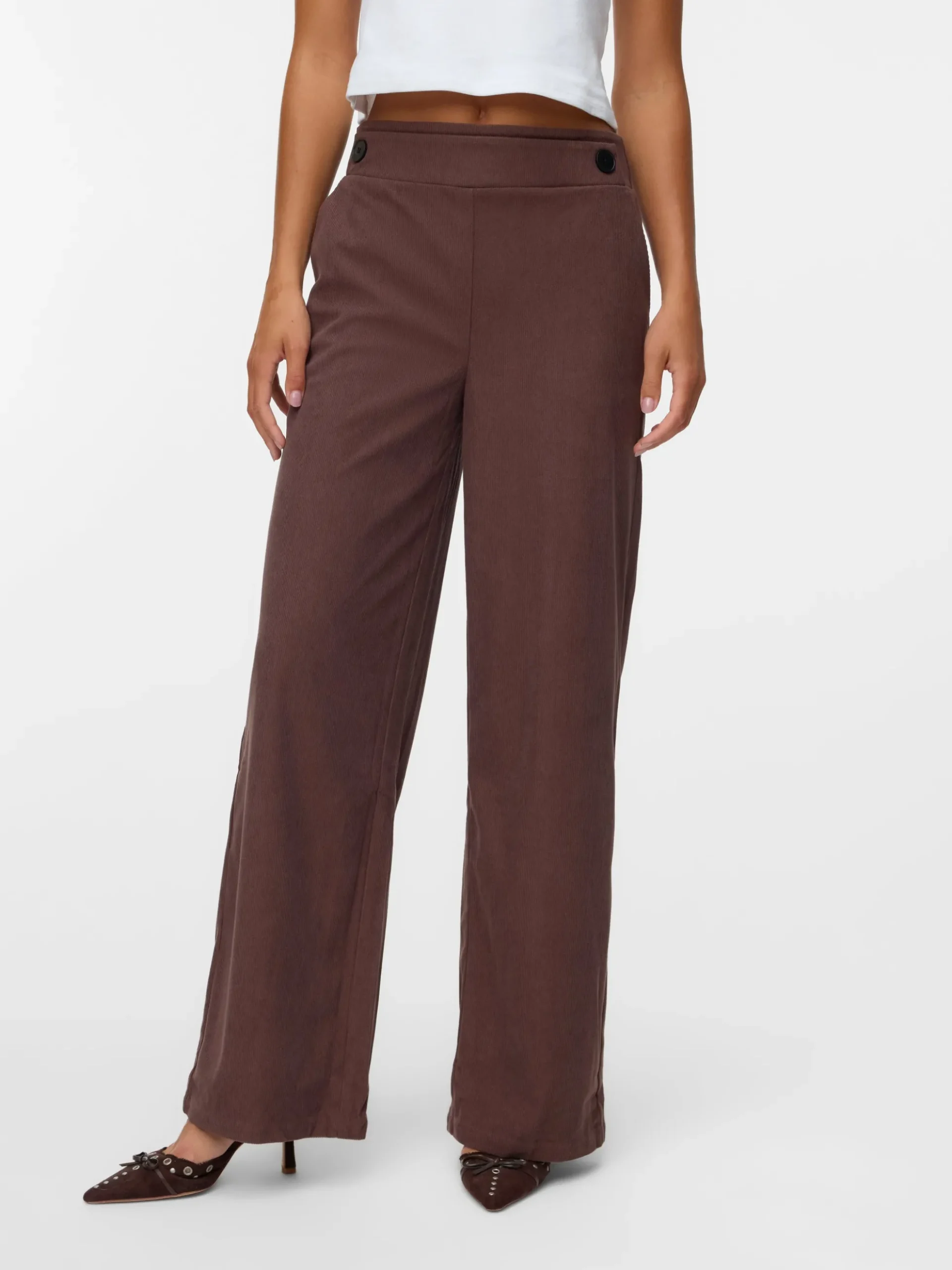 VMVILJA Hohe Taille Cord Hose