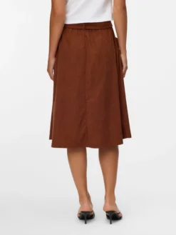 VMVILJA Hohe Taille Cord Midirock