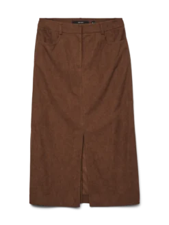 VMVILJA Hohe Taille Cord Midirock