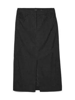 VMVILJA Hohe Taille Cord Midirock