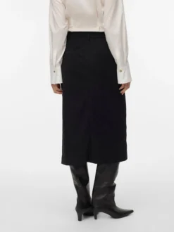 VMVILJA Hohe Taille Cord Midirock