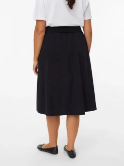 VMVILJA Hohe Taille Cord Midirock
