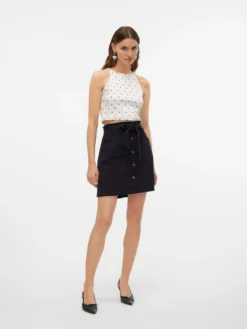 VMVILJA Hohe Taille Kurzer Cord Rock