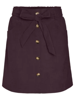 VMVILJA Hohe Taille Kurzer Cord Rock