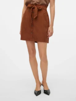 VMVILJA Hohe Taille Kurzer Cord Rock