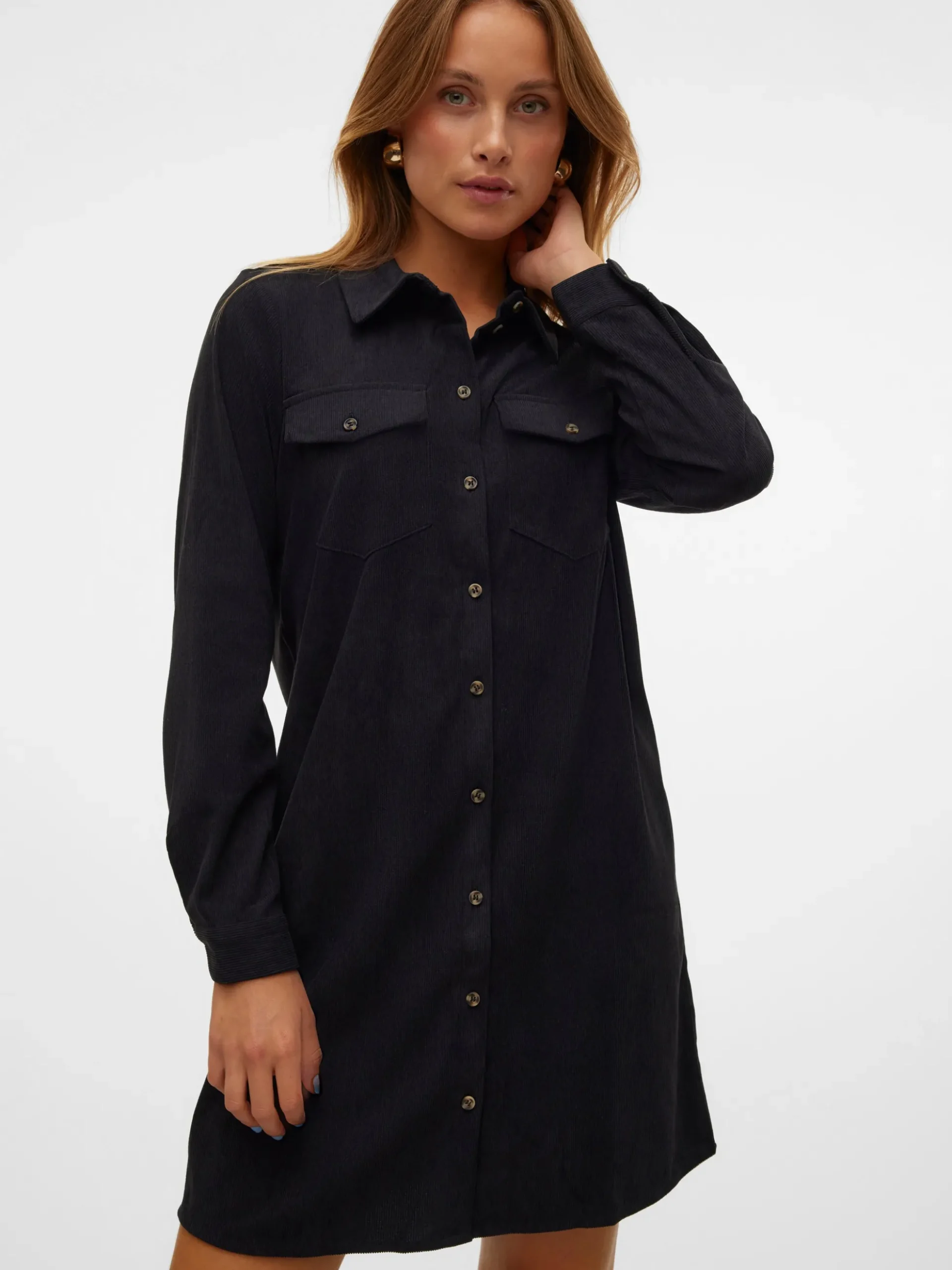 VMVILJA Kurzes Cord Kleid