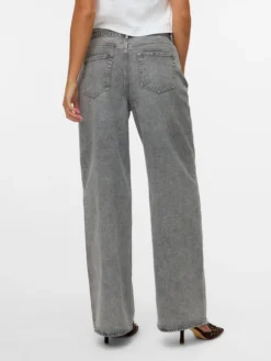 VMWIEN Mid Rise Weiter Beinschnitt Jeans