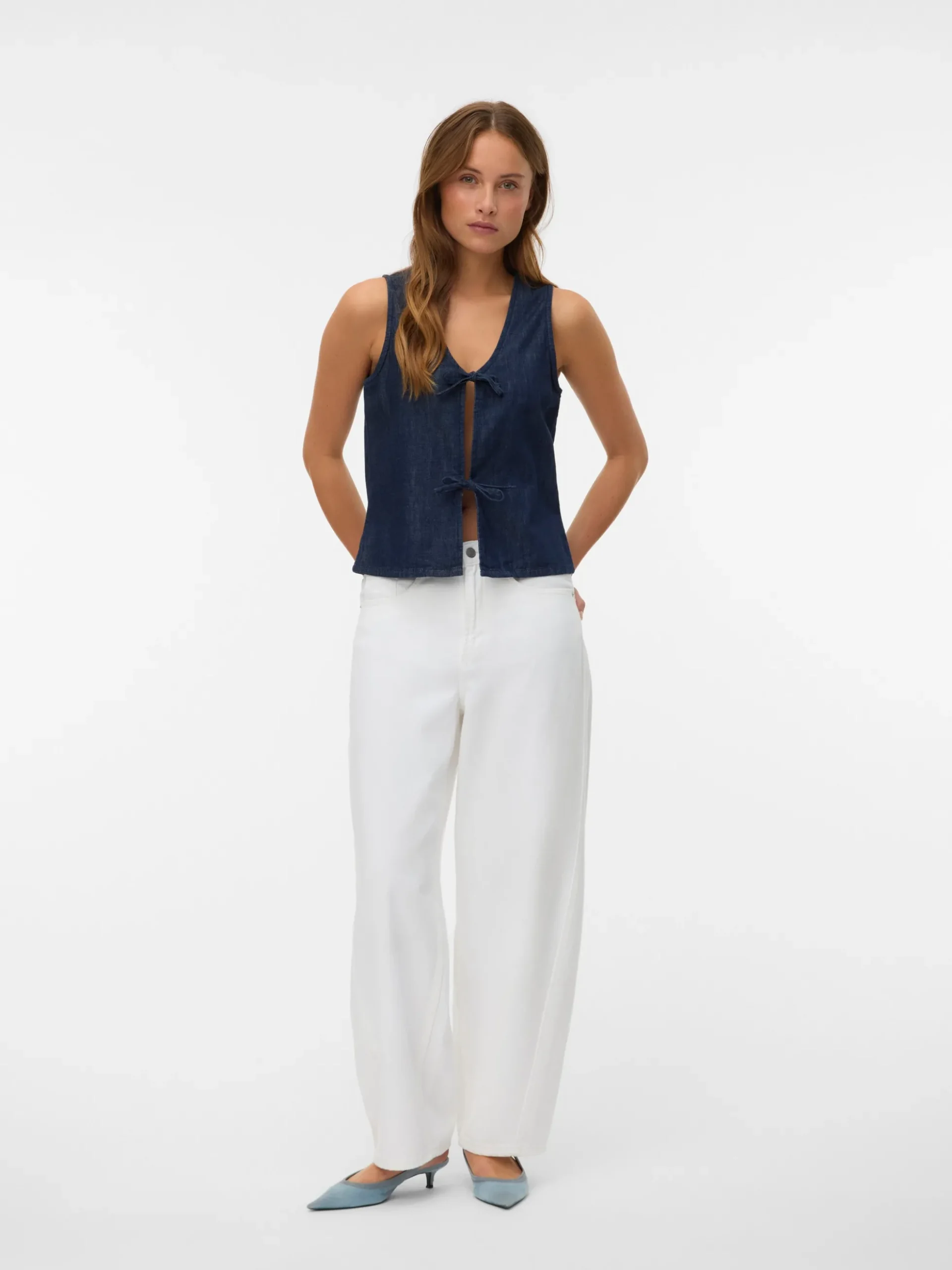 VMZELDA Hohe Taille Barrel Fit Jeans
