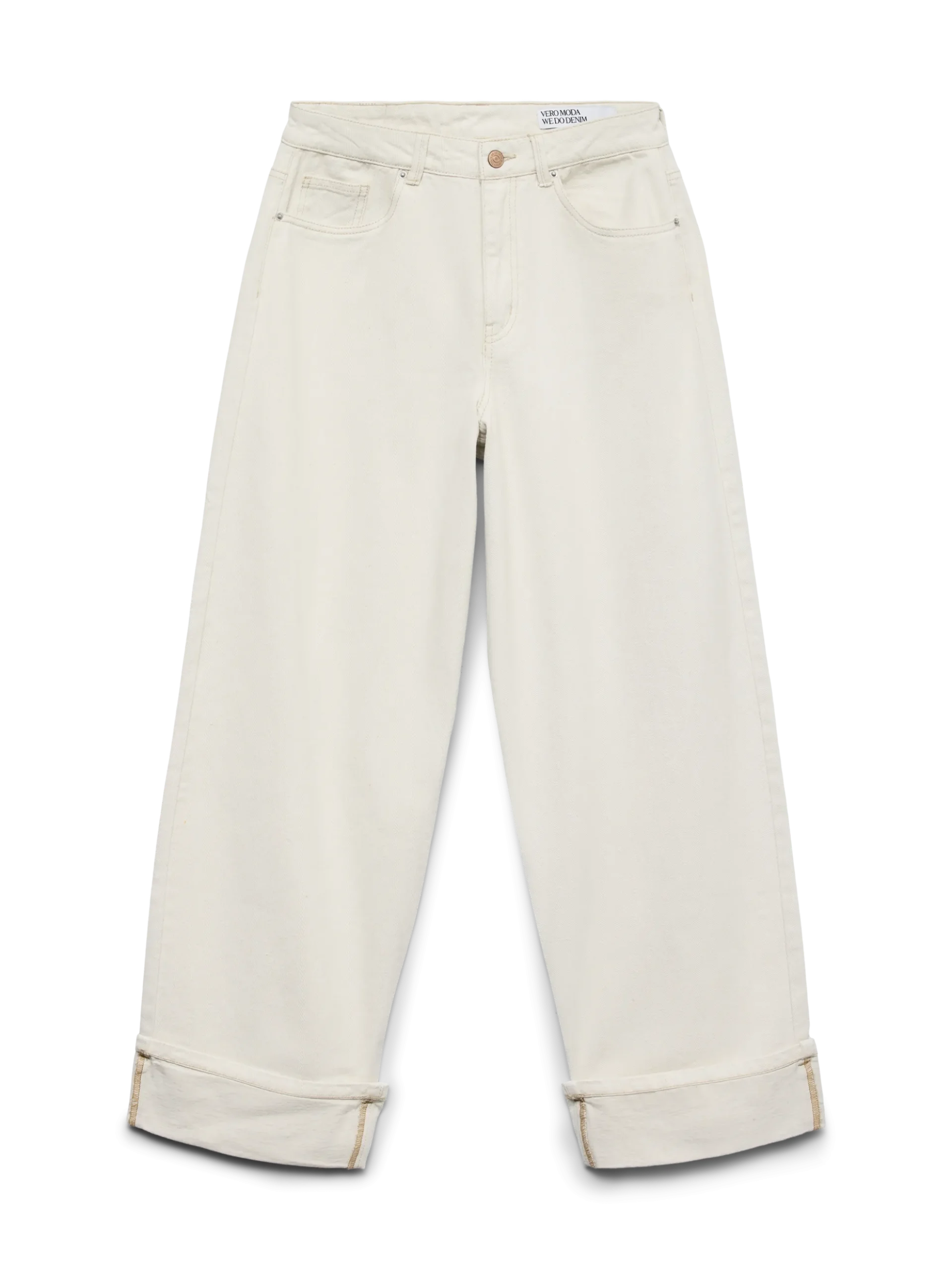 VMZELDA Hohe Taille Weiter Beinschnitt Jeans