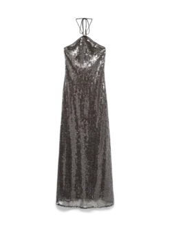 VMZENIA Langes Kleid