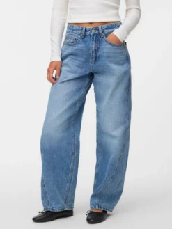 VMZOE Mid Rise Barrel Fit Jeans